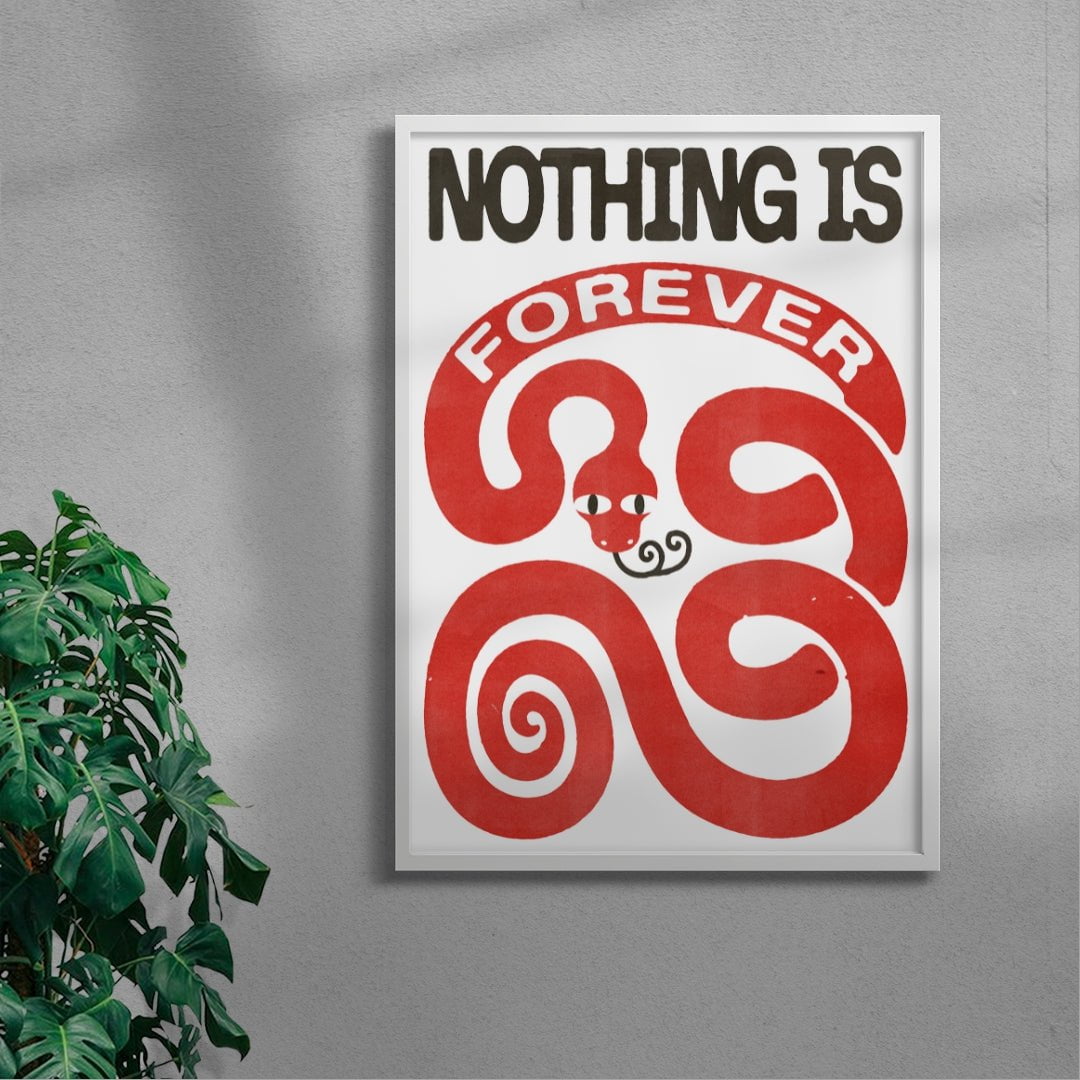 Nothing Is Forever contemporary wall art print by Alexander Khabbazi - sold by DROOL