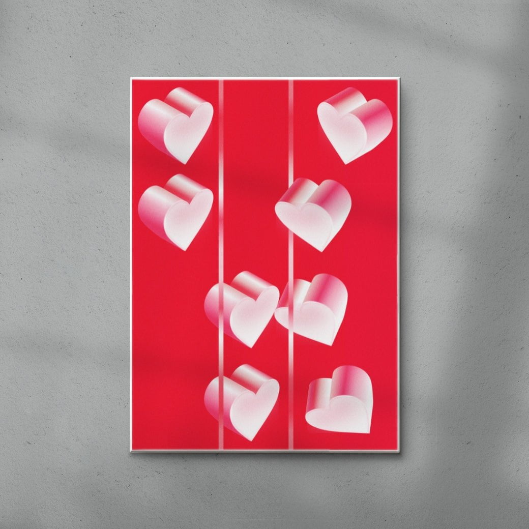 To Cross The Line contemporary wall art print by UESATSU - sold by DROOL