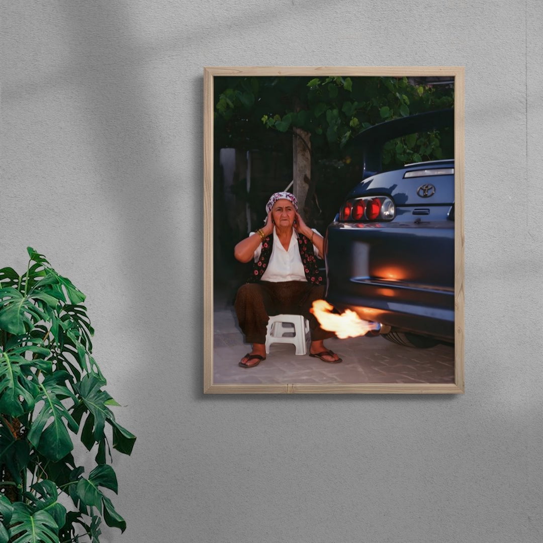 TOO LOUD contemporary wall art print by Ces XC - sold by DROOL