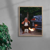 TOO LOUD contemporary wall art print by Ces XC - sold by DROOL