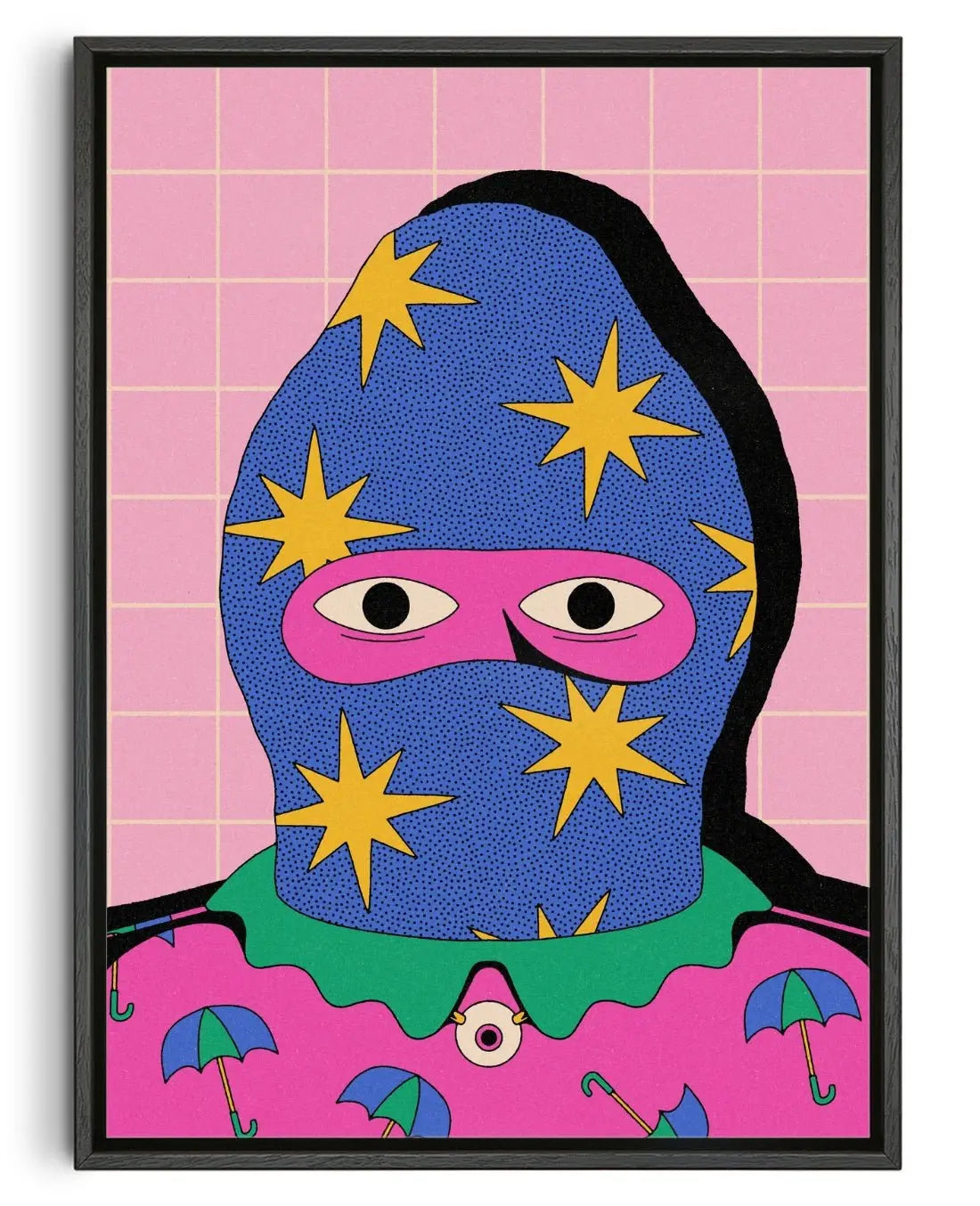 See you 2 contemporary wall art print by Azaazelus - sold by DROOL