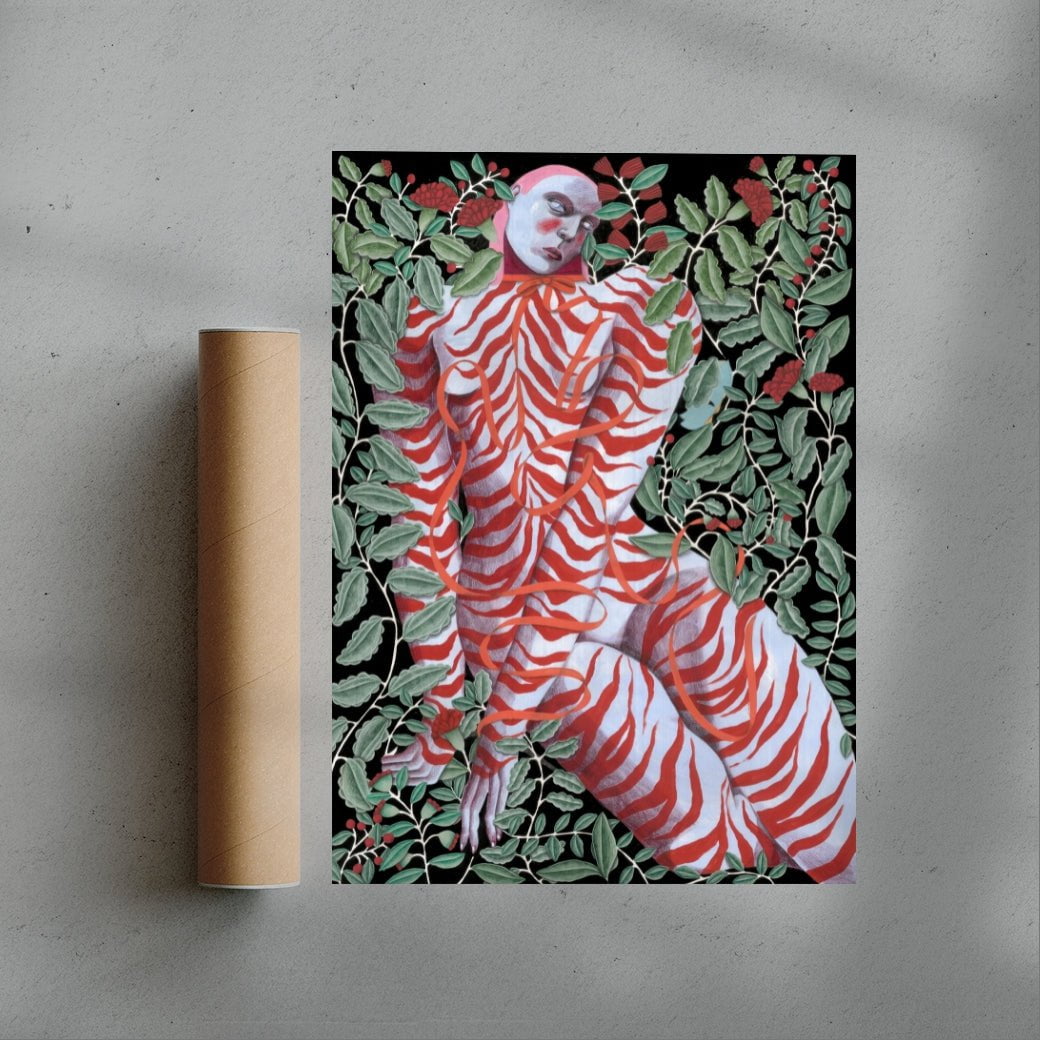 Adeline contemporary wall art print by Carla Petelski - sold by DROOL