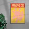 peace contemporary wall art print by Imo Sinclair - sold by DROOL