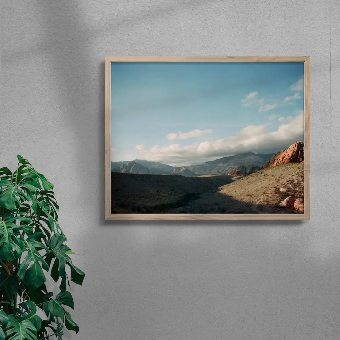 Desert Hush contemporary wall art print by Nirav Patel - sold by DROOL