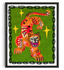 Bild in Galerie-Viewer laden, Tiger In Green contemporary wall art print by Kwonny - sold by DROOL