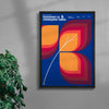 Tubb Flower contemporary wall art print by Floating Bstrd - sold by DROOL