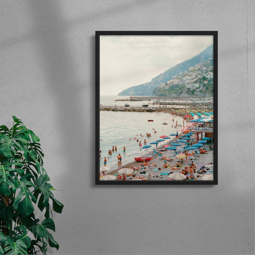 Mar Di Cobalto contemporary wall art print by Francesco Aglieri Rinella - sold by DROOL