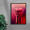 Chrome Heart contemporary wall art print by Paulina Almira - sold by DROOL