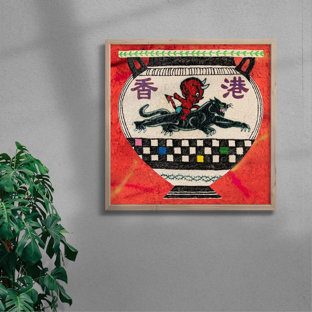 Pot 39 contemporary wall art print by Julien Jaca - sold by DROOL