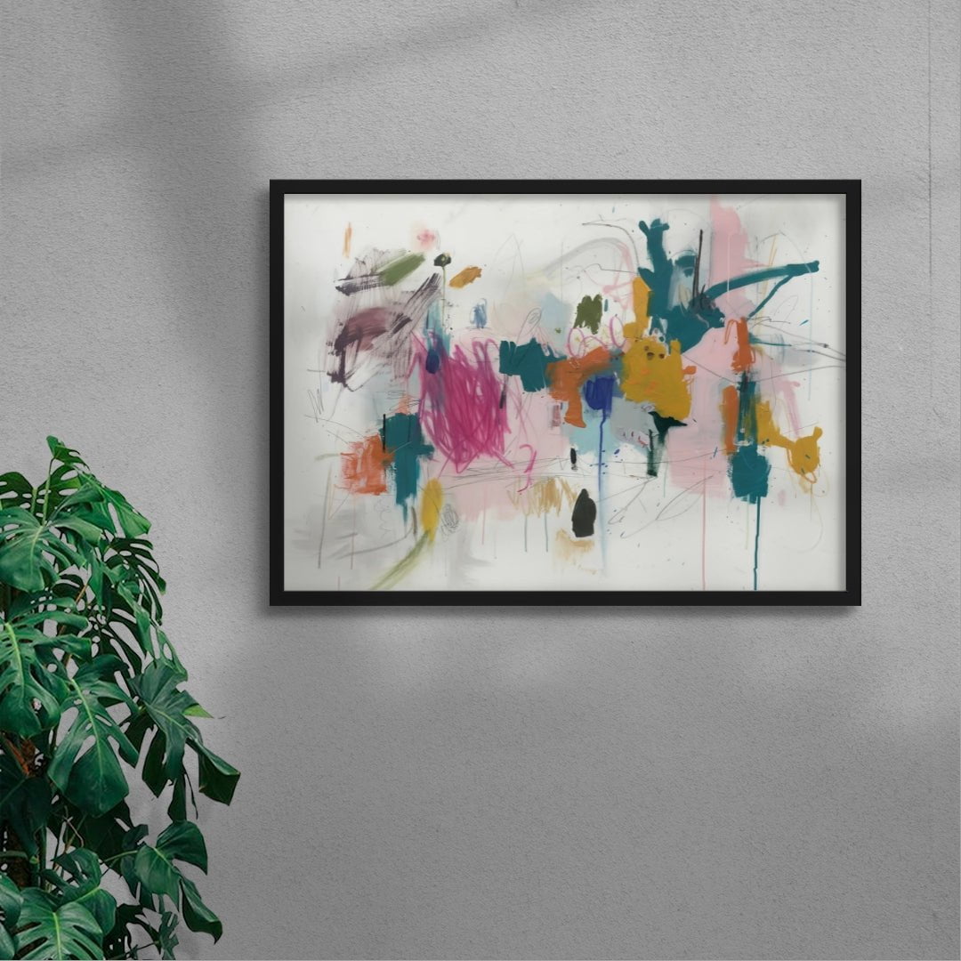 Chaos contemporary wall art print by Dom Russo - sold by DROOL