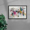 Chaos contemporary wall art print by Dom Russo - sold by DROOL