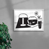 STILL LIFE 1 contemporary wall art print by Max Blackmore - sold by DROOL