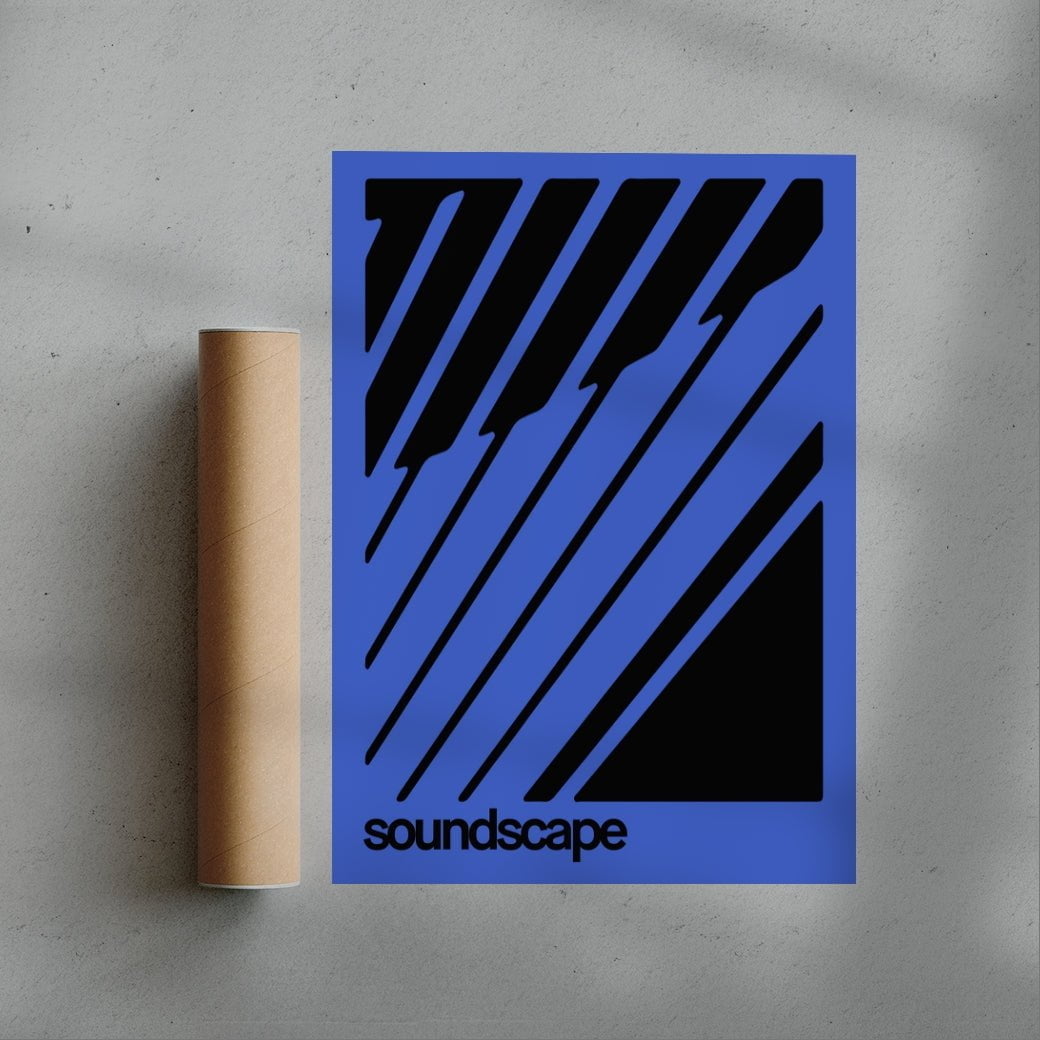 Soundscape - UNFRAMED contemporary wall art print by Adam Foster - sold by DROOL