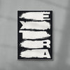 EXTRA contemporary wall art print by Xtian Miller - sold by DROOL