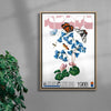 Serpentskirt contemporary wall art print by George Kempster - sold by DROOL