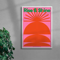 Thumbnail for Rise & Shine contemporary wall art print by John Schulisch - sold by DROOL