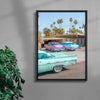 Palm Springs Paradise contemporary wall art print by Deston Isas - sold by DROOL