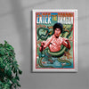 Enter the Dragon contemporary wall art print by Deadly Prey - sold by DROOL