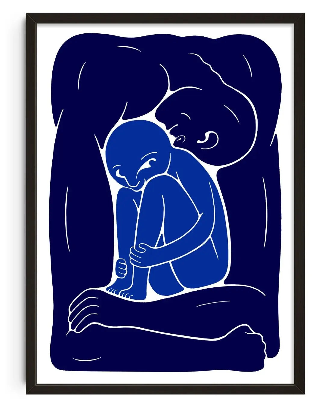 Inner Child contemporary wall art print by Henrik Delehag - sold by DROOL