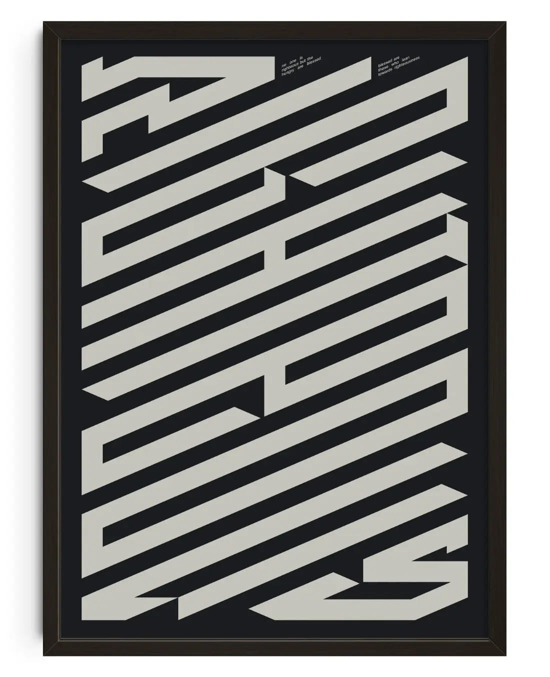 RIGHTEOUS contemporary wall art print by Xtian Miller - sold by DROOL