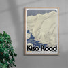 Kiso Road contemporary wall art print by George Kempster - sold by DROOL