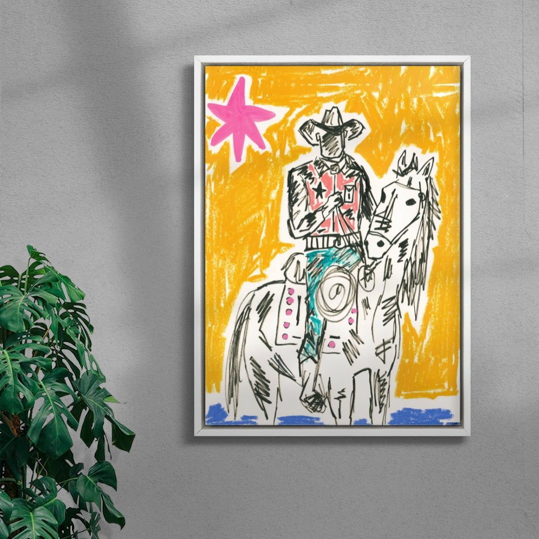 Honourable contemporary wall art print by Caitlin Flood-Molyneux - sold by DROOL