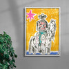 Honourable contemporary wall art print by Caitlin Flood-Molyneux - sold by DROOL