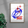 Magic contemporary wall art print by Jiro Bevis - sold by DROOL