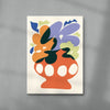 Big Flowers in a Big Vase contemporary wall art print by Els Jennings - sold by DROOL