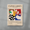 Paper Garden I-I contemporary wall art print by Stell Paper - sold by DROOL