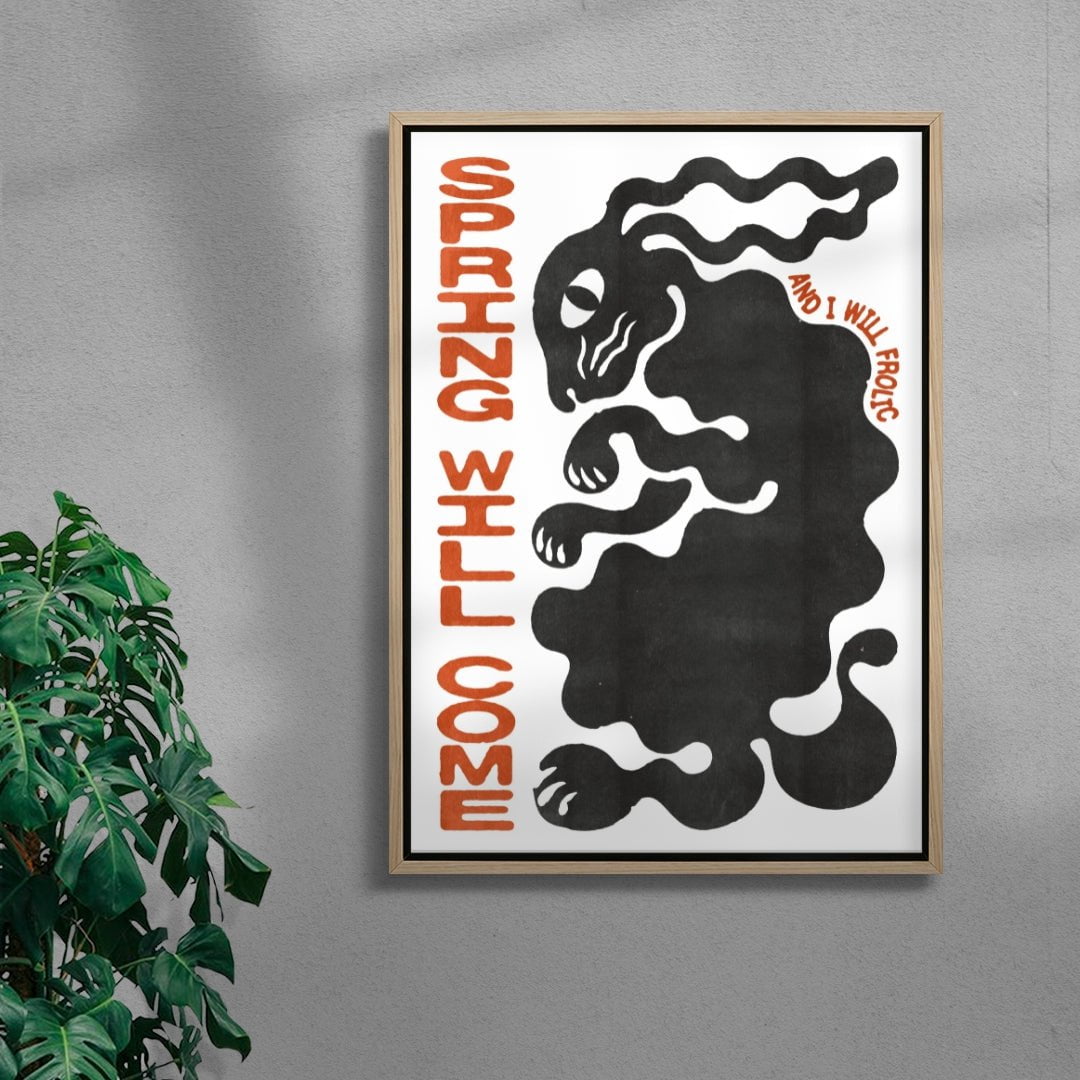 SPRING WILL COME contemporary wall art print by Alexander Khabbazi - sold by DROOL
