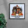 Danger of Death contemporary wall art print by Othman Zougam - sold by DROOL
