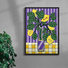 Limonade contemporary wall art print by Paolinoshka - sold by DROOL