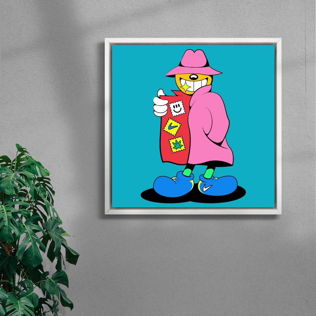 Drug Dealer contemporary wall art print by Ovcharka - sold by DROOL