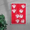 To Cross The Line contemporary wall art print by UESATSU - sold by DROOL