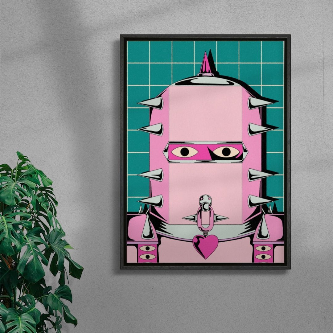 See You 3 contemporary wall art print by Azaazelus - sold by DROOL