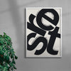 REST contemporary wall art print by Xtian Miller - sold by DROOL