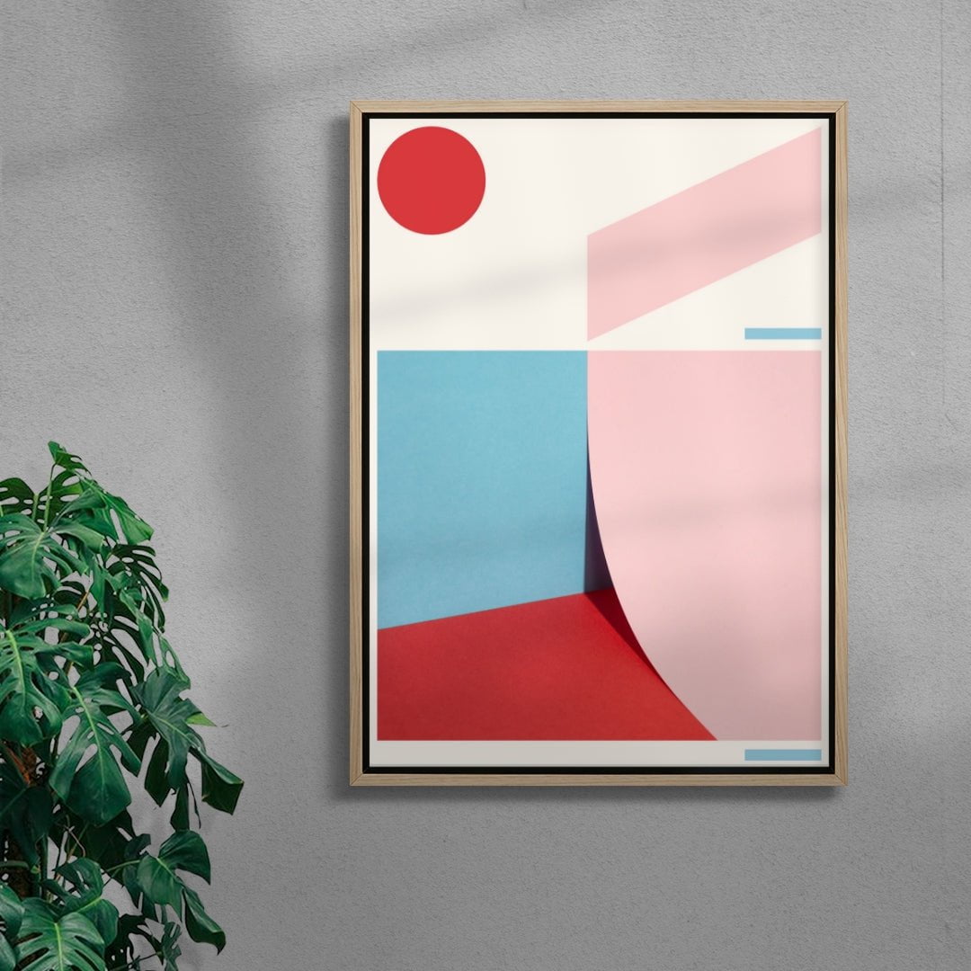 New Formalism I contemporary wall art print by Linus Lohoff - sold by DROOL