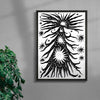 FOSSIL-COMET contemporary wall art print by Célestin Krier - sold by DROOL