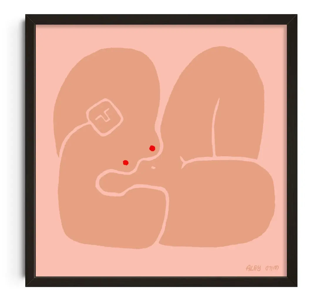 Lounge contemporary art print by Aley Wild - sold by DROOL