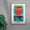 Okinawa 2 contemporary wall art print by Othman Zougam - sold by DROOL
