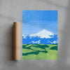 Hvannadalshnúkur contemporary wall art print by Lily Kong - sold by DROOL