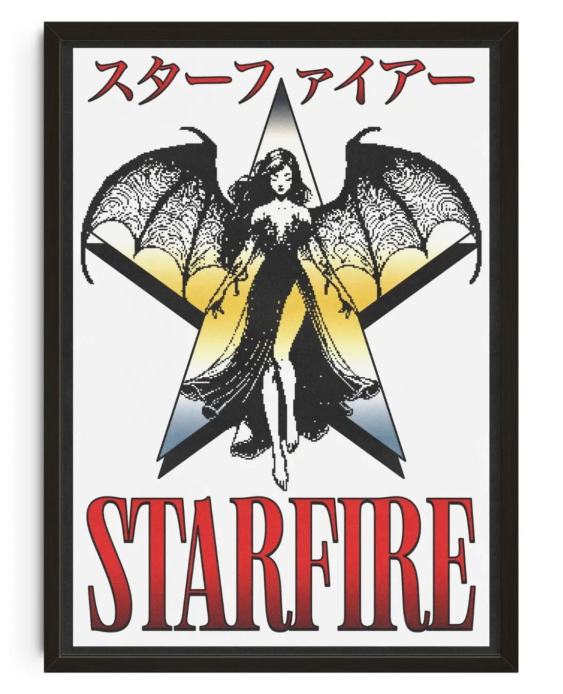 Starfire contemporary wall art print by Utsav Verma - sold by DROOL