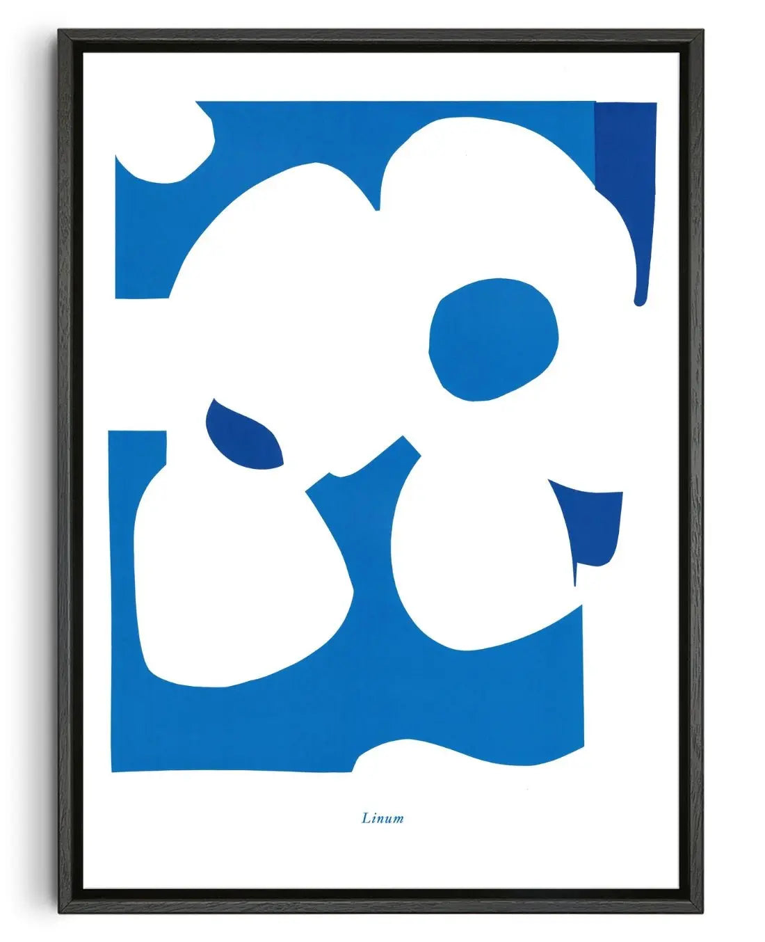 Linum contemporary wall art print by Rikki Hewitt - sold by DROOL