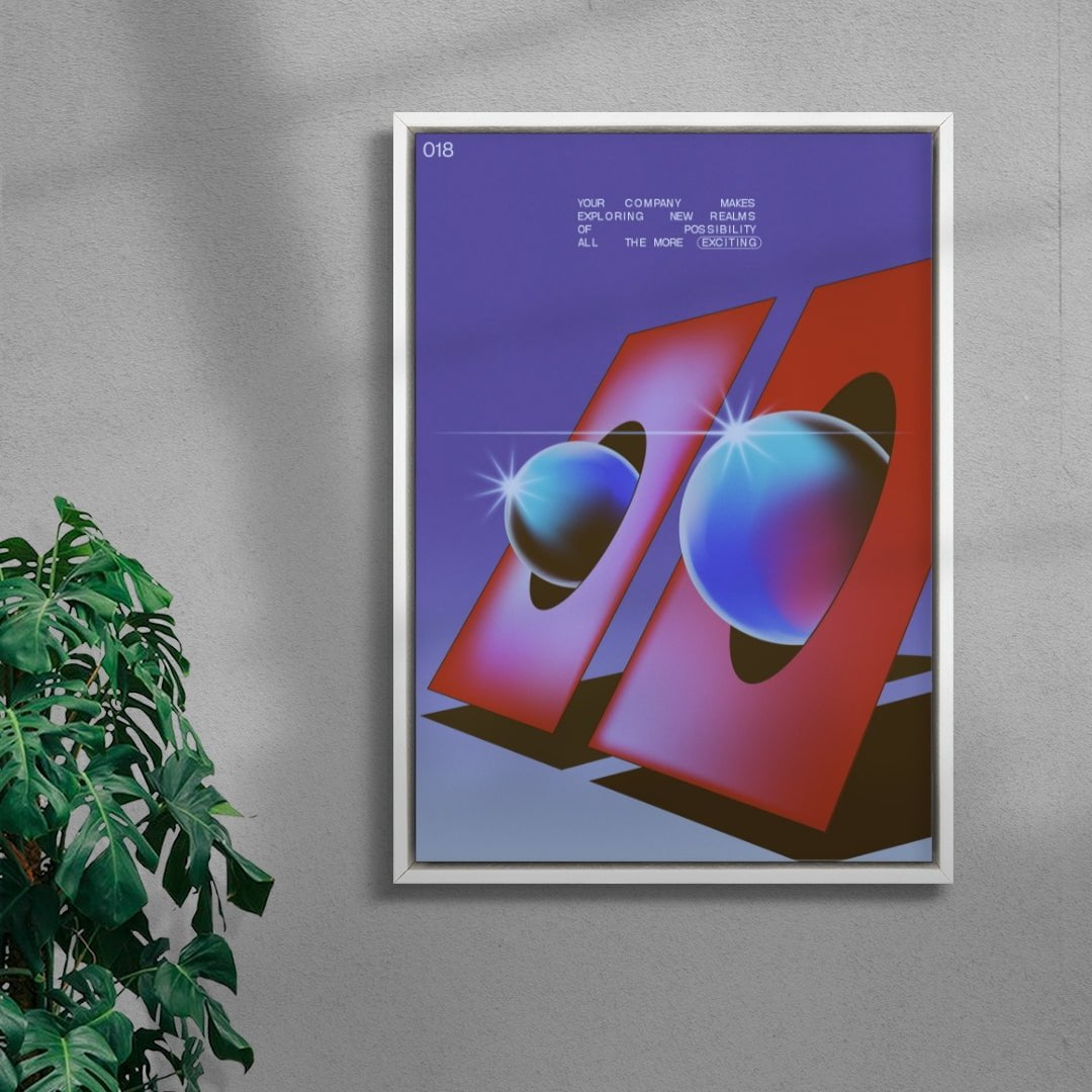 Your Company contemporary wall art print by Paulina Almira - sold by DROOL