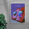 Your Company contemporary wall art print by Paulina Almira - sold by DROOL