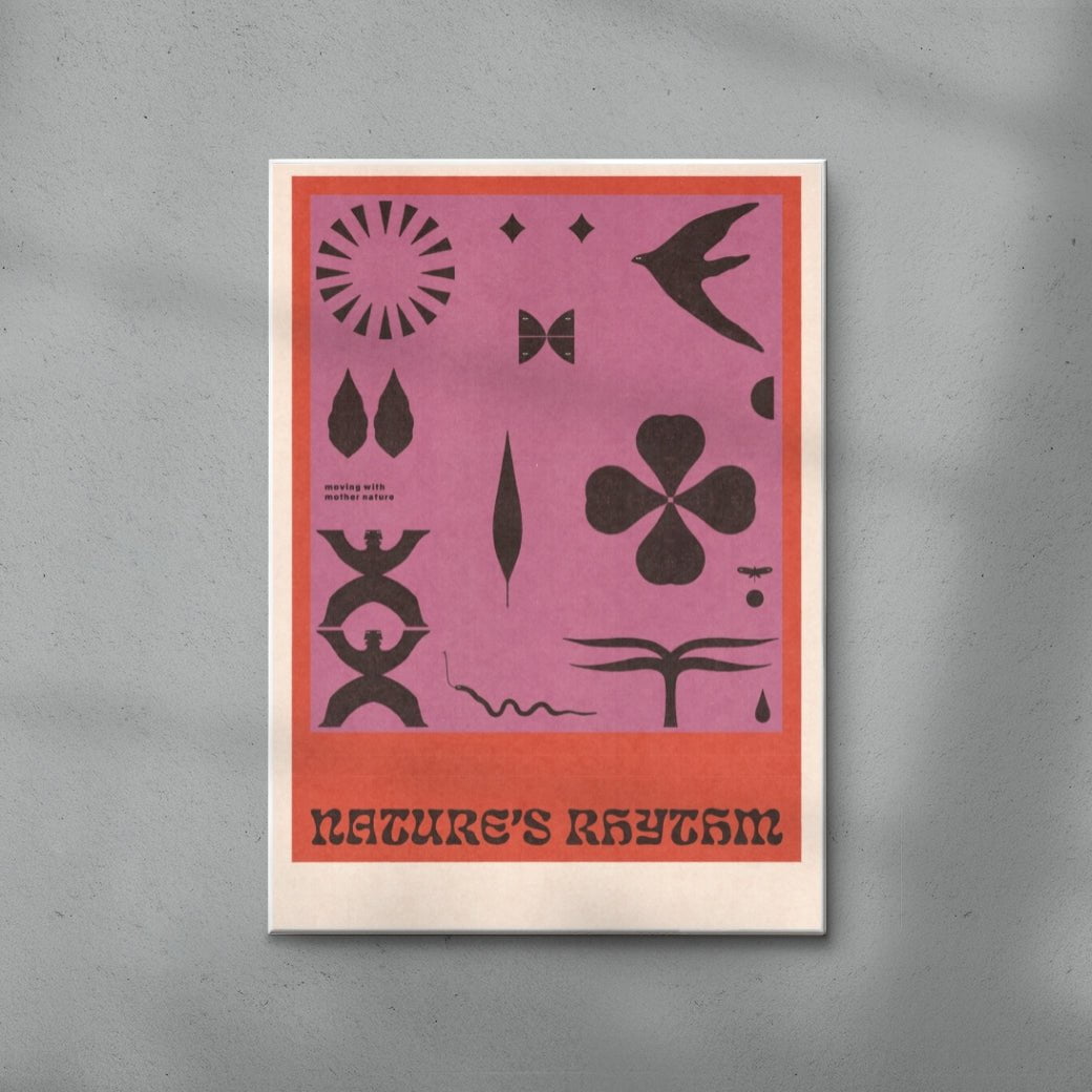 Nature's Rhythm 1 contemporary wall art print by Imo Sinclair - sold by DROOL