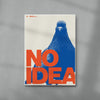 NO IDEA contemporary wall art print by Brad Mead - sold by DROOL