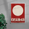 Osaka contemporary wall art print by Ricky Mocky - sold by DROOL