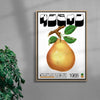 Honey Pear contemporary wall art print by George Kempster - sold by DROOL
